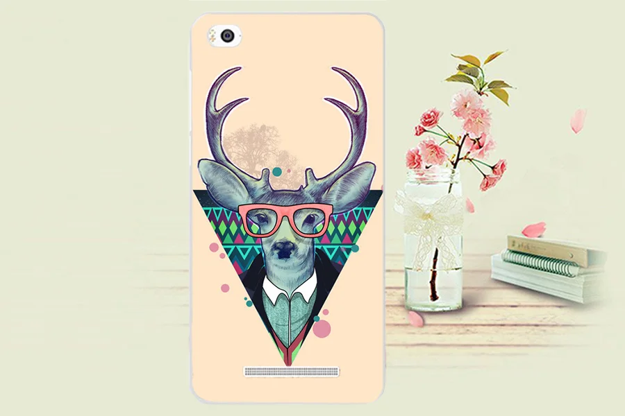 Модный Цветной жесткий чехол из поликарбоната С Рисунком Тигра совы розы