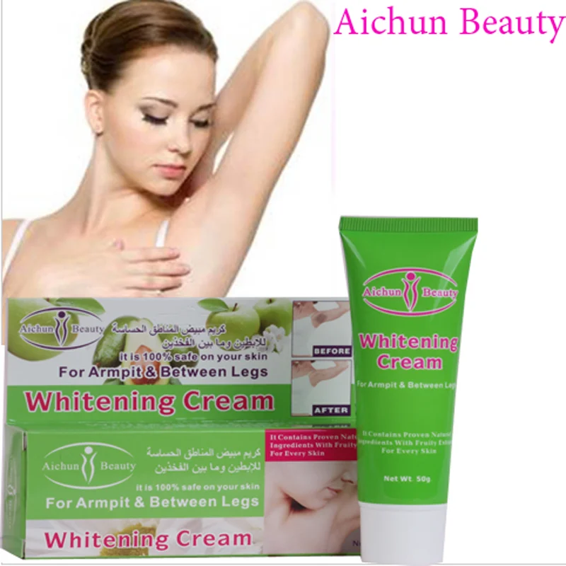 Крем Aichun Beauty для отбеливателя подмышки крем лица и между ног 100% безопасная