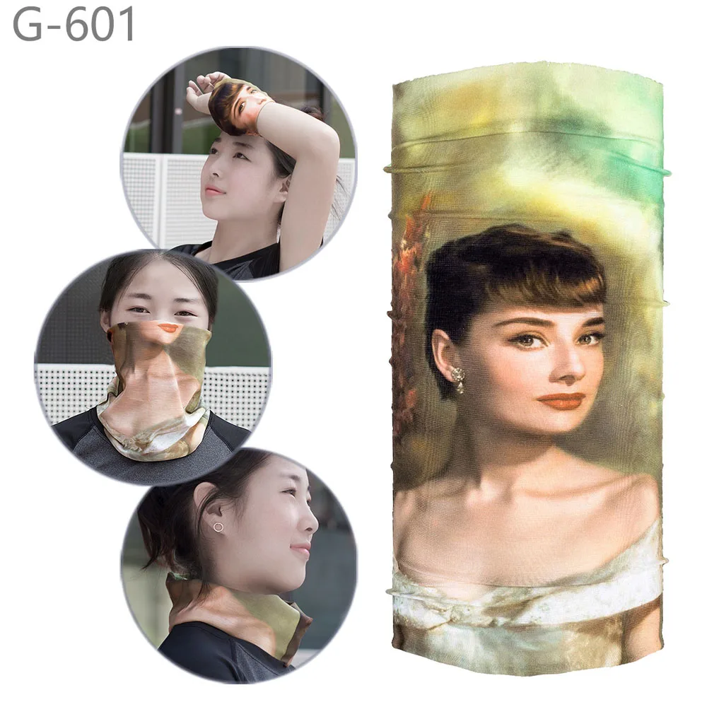 G601 Велосипедная маска с цифровой печатью, высокое качество, для езды на шее, теплая, для пеших прогулок, бандана, велосипедная, Пылезащитная, головные шарфы FJ20 - Цвет: G601