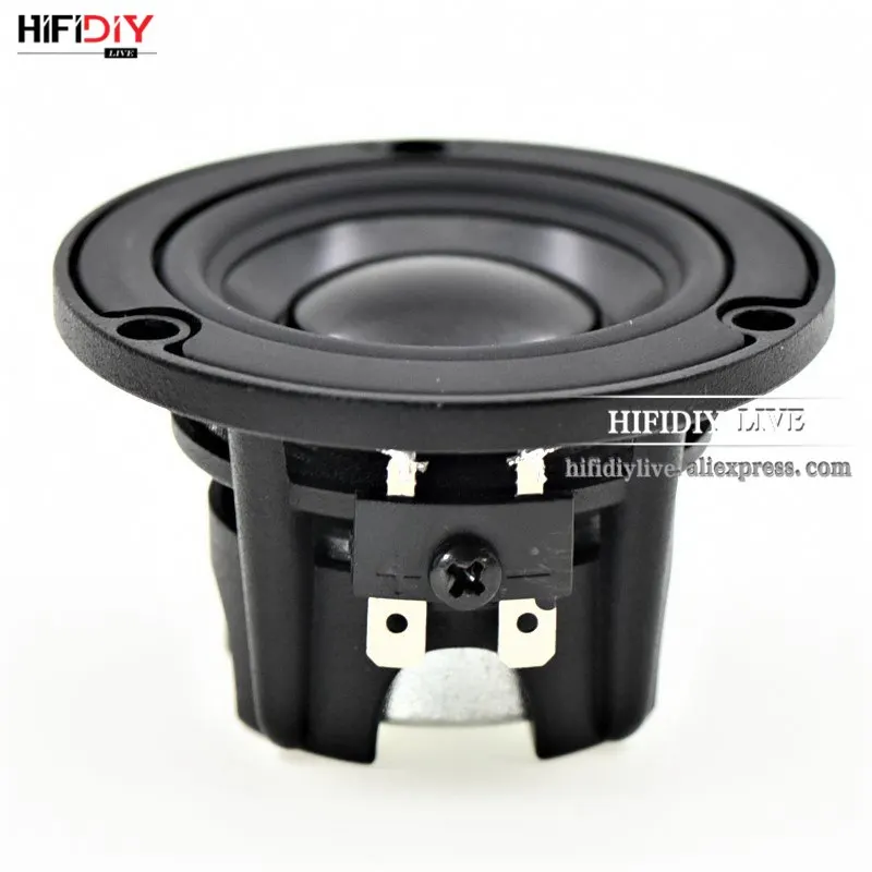 Алюминиевая раковина литая алюминиевая рама Hi-Fi " 2,5 дюймов 65 мм полночастотный динамик 4OHM 20 вт высокий альт бас громкоговоритель V65