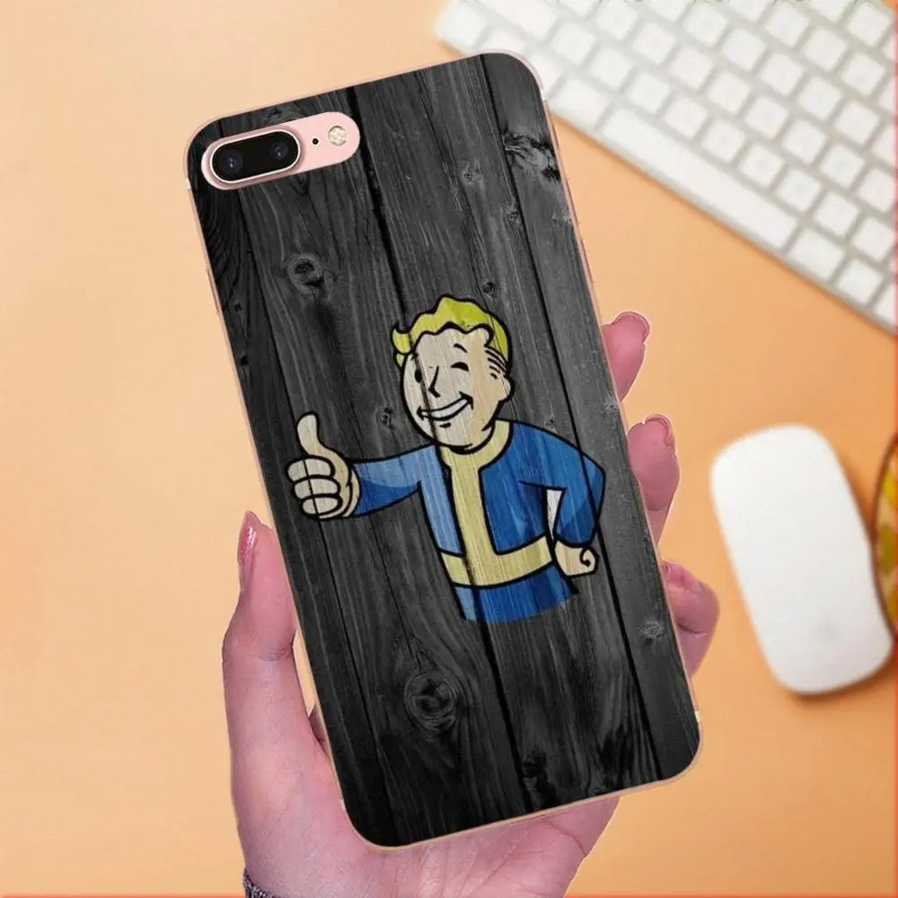 Мягкие ТПУ чехлы накладки черный остров студии игры Fallout для Samsung Galaxy Note 5 8 9 S3 S4 S5 S6