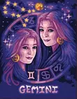 Знаки зодиака twins, живопись по номерам на холсте, DIY масляная цифровая краска по номерам, наборы для домашнего декора