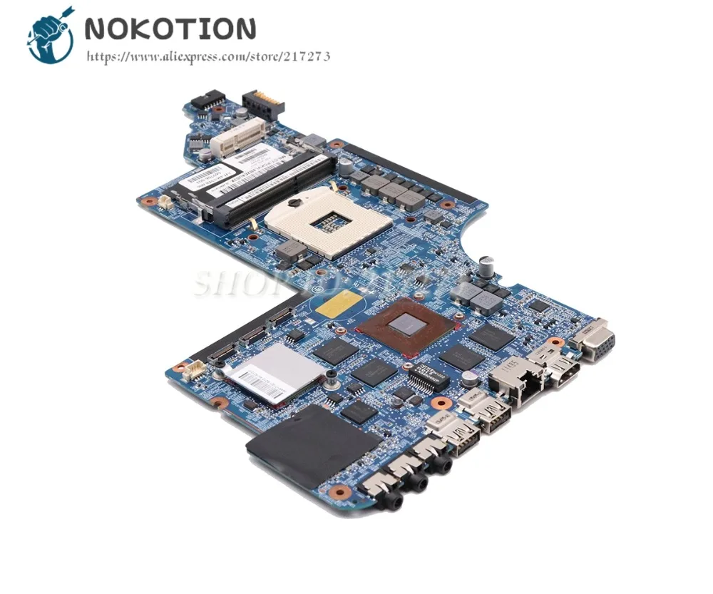 NOKOTION для HP Pavilion DV7 DV7-6000 материнская плата ноутбука HM65 DDR3 HD6770M 1 ГБ 639391-001 665991-001 |