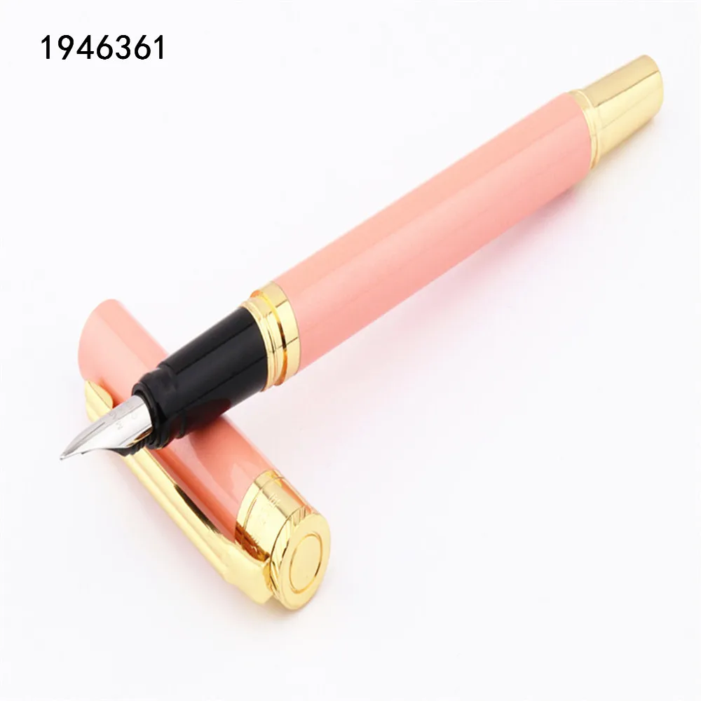 A1- Pink Высокое качество, 7037 цветов, тонкий перьевая ручка для офиса, новинка, очень хорошая школьная подарочная ручка - Цвет: A1- Pink