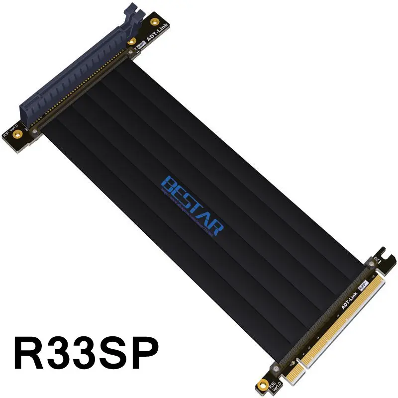 Вертикальный удлинитель для графической карты Riser PCIE 3 0x16 Гибкий плоский кабель