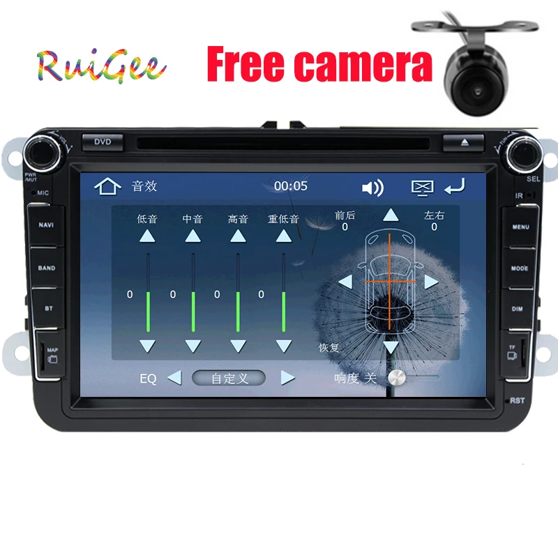 Двойной 2 din GPS стерео радио для VW Golf 5 6 Polo Bora Jetta MK4 B6 Passat Tiguan Skoda Octavia Fabia