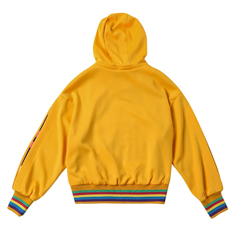 Женская Весенняя куртка с капюшоном буквенным принтом повседневное свободное