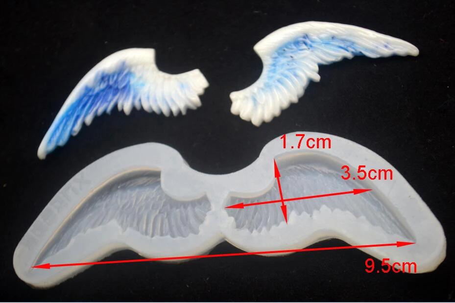 1 шт. силиконовая форма ангельские крылья для эпоксидной смолы|molds for resin jewelry|resin