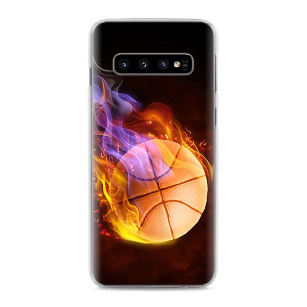 12 Пространство баскетбольный Бросок в Кольцо телефон чехлы для samsung Galaxy S10e S10 S8 S9 плюс M10 M20 M30 A50 S6 S7 края Жесткий Чехол - Цвет: 12