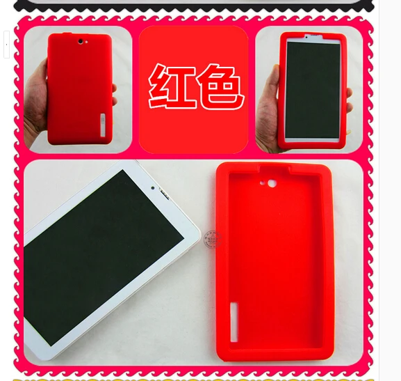 Цветной Мягкий силиконовый чехол из ТПУ на заказ для планшета 7 &quotIrbis