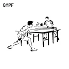 QYPF 16,5*10,7 см пинг-понг спортивный виниловый Декор автомобильный стикер Экстремальный движение C16-1328