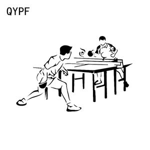 QYPF 16,5*10,7 см пинг-понг спортивный виниловый Декор автомобильный стикер Экстремальный движение C16-1328