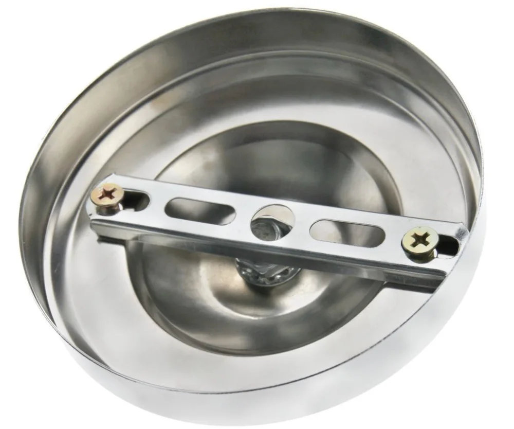 Винтажная хромированная потолочная роза подвесной светильник с крючком и