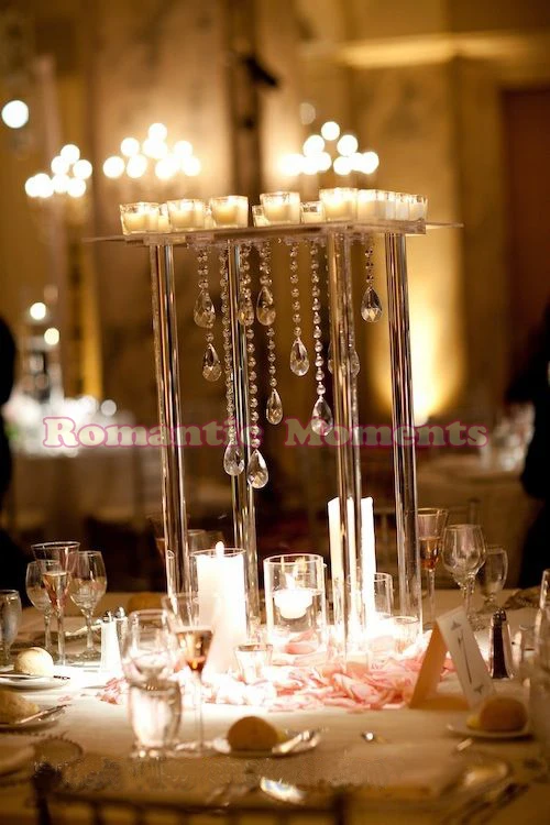 

50cm(H) Crystal Table centerpieces Flower Stand Wedding Props