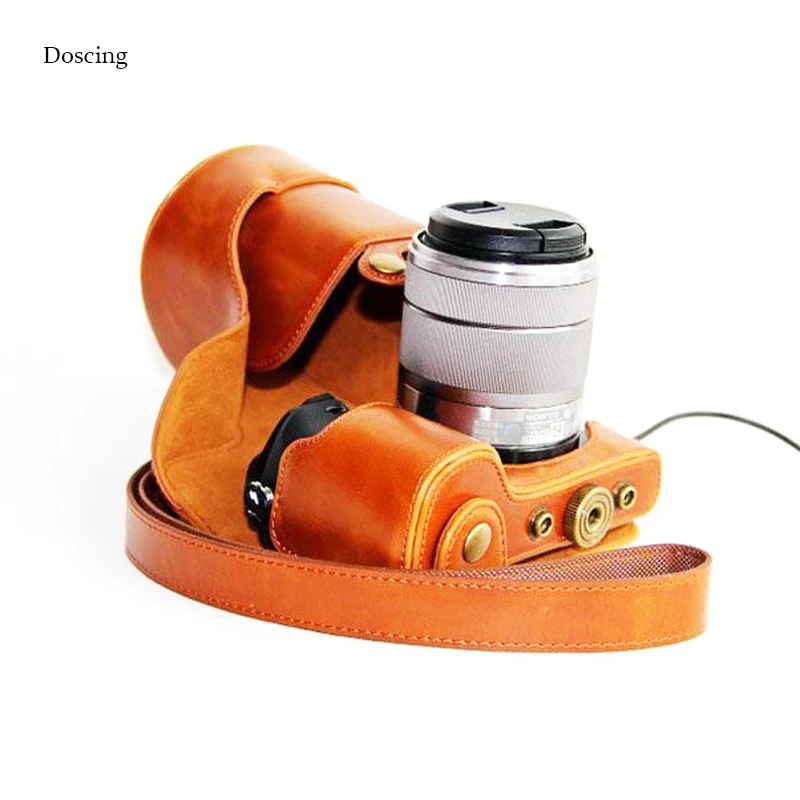 5 цветов высокое качество Фото Сумка ПУ винтажный кожаный чехол для камеры SONY Nex6