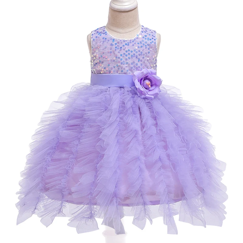 

2021 летние платья с пайетками для маленьких девочек нарядное платье-пачка принцессы платье для торжеств для девочек, Свадебная вечеринка, пл...