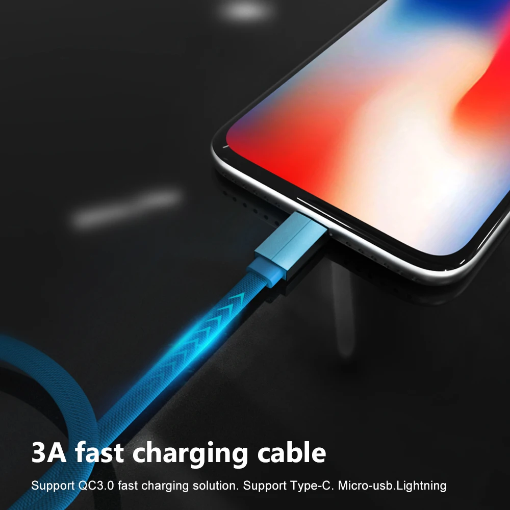 2 м/3 м 3A Micro USB кабель для быстрой зарядки и Microusb Зарядное устройство Шнур для samsung S7 Xiaomi Redmi Note 5 Pro 4 планшет кабели для мобильных телефонов