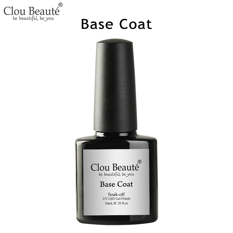 10ml Base Coat Clou Beaute Гель-лак для ногтей 15 мл Vernis полуперманентный Маникюр для нейл-арта Soak-Off UV Гибридный Гель-лак для ногтей - Цвет: 10ml Base Coat