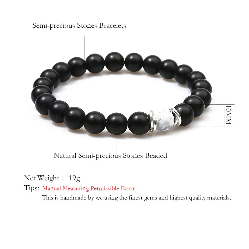 OAIITE Fashion Wholesale Chakra Bracelet Women Jewerly Bracelets Female Beads Beaded Bohemia Natural Stone Meditation | Украшения и
