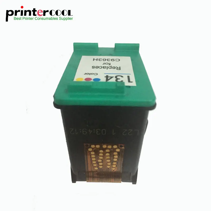 Einkshop 130 переработанный чернильный картридж для hp 134 с чернилами Deskjet 6543 5743 6623 6843 6523