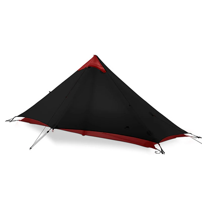 3F UL gear LanShan 1 Сверхлегкий 15D с силиконовым покрытием 1 человек для одного человека альпинистская палатка 3 сезона для кемпинга, пешего туризма, трекинга