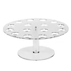 Акриловый держатель для мороженого, 16 отверстий, конус, попкорн, суши, рулонная подставка, прозрачная полка для мороженого, кухонные инструменты