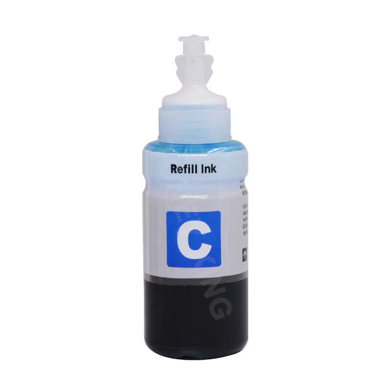 Флакон для чернил Toney King 70 мл набор заправки Tinta Epson T664 T6641 EcoTank L132 L222 L312 L366 L120