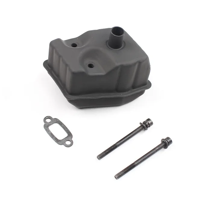 Глушитель выхлопной трубы для 23CC 26CC 29.5CC 30.5CC газовый двигатель Zenoah CY 1/5 HPI 5B 5T 5SC Rovan