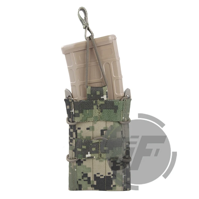Emerson одиночный Стек модульный 5,56 M4 M16 AR15 SR52 P-MAGS M1A1 G3 подсумок Emersongear MOLLE большой емкости Mag Перевозчик - Цвет: AOR2