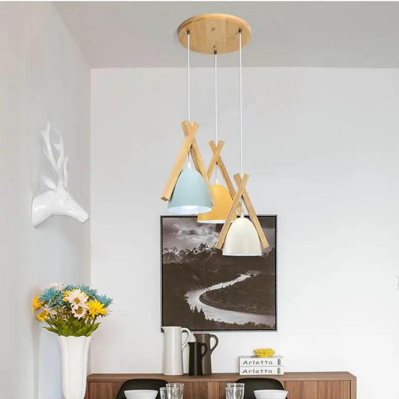 Nordic Hanglamp Современный стиль Лампы Фонари Креативный бар Подвесные светильники Led