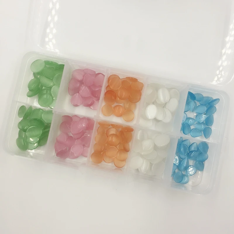 

Смешанные стили 200 шт./коркор. натуральный опал кошачий глаз с плоским основанием, полудрагоценные бусины, ювелирные изделия