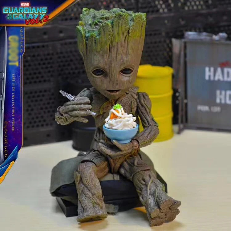 Горячие игрушки 1:1 Marvel Guardians of The Galaxy Мстители милые детские деревья человек