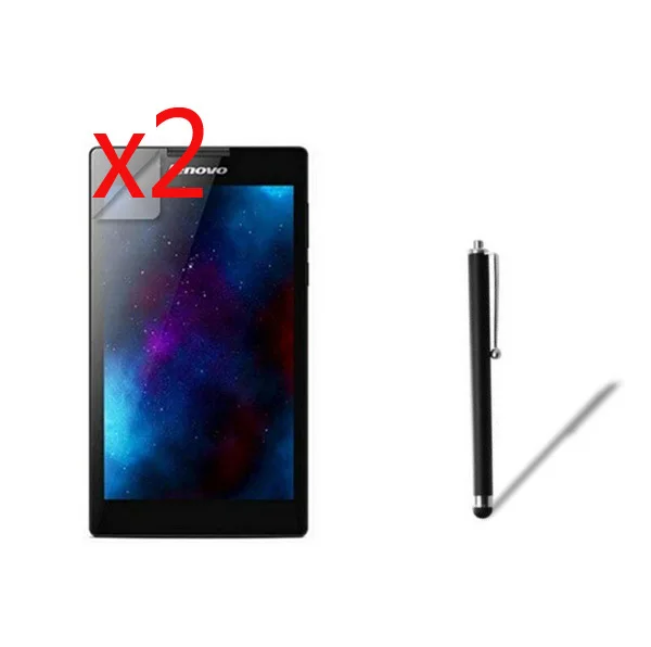 3в1 2x ЖК прозрачная защитная пленка + стилус для Lenovo Tab 2 Tab2 A7 30HC 30GC 30TC|stylus for touch