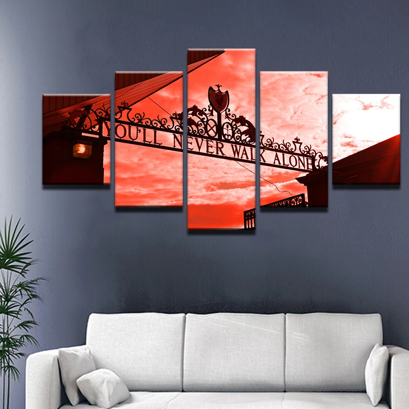 Красное искусство сделай сам 5 шт. Картина на холсте картина кинопостер вы