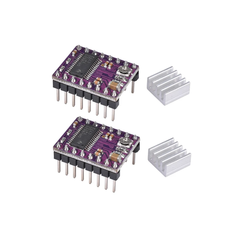 Stepstick Drv8825 Драйвер шагового двигателя с радиатором Reprap 4 слойная печатная плата