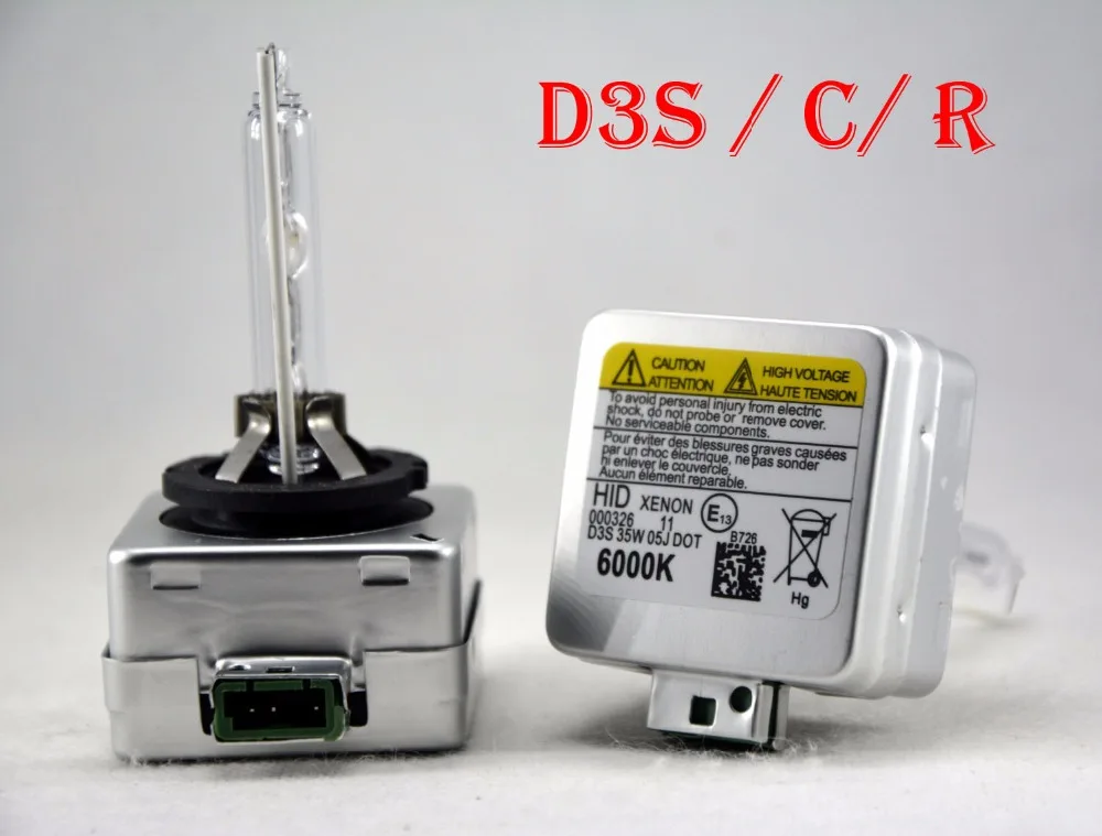 10 пар 35 Вт D3 D3S D3R D3C Металл BaseHID Xenon OEM Замена AC запасная лампочка W/соединительный