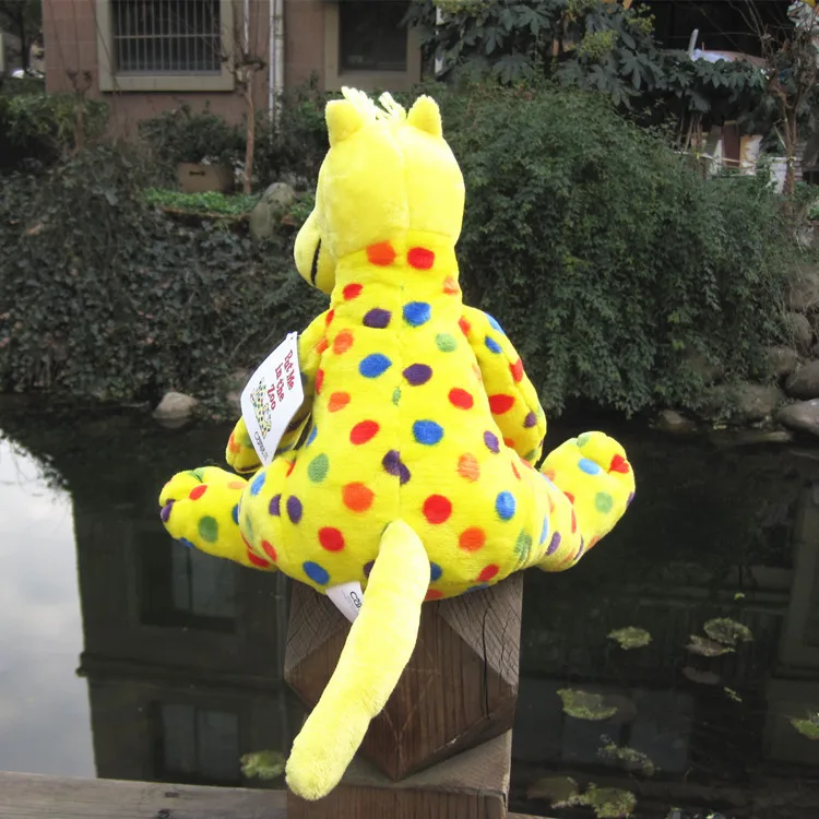 Положите меня в зоопарк Золотой ягуар леопард милые мягкие плюшевые игрушки