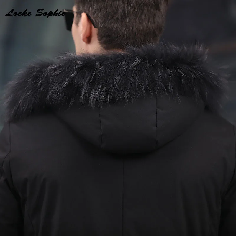 Для мужчин плюс размер пуховик пальто 2018 зимние пуховики с капюшоном утолщение