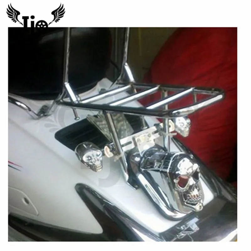 

Motorcycle accessories classic motorcycles electroplated skull head brake taillight license plate signal lights