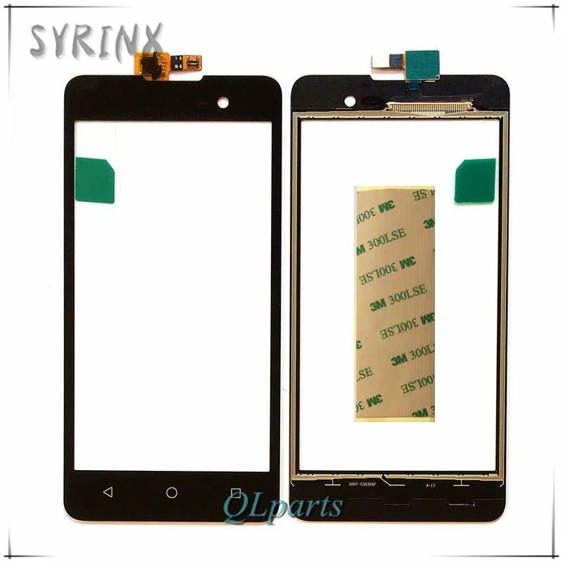 Syrinx с 3M лентой сенсорный экран дигитайзер для Wiko Lenny 2 Сенсорная Панель переднее