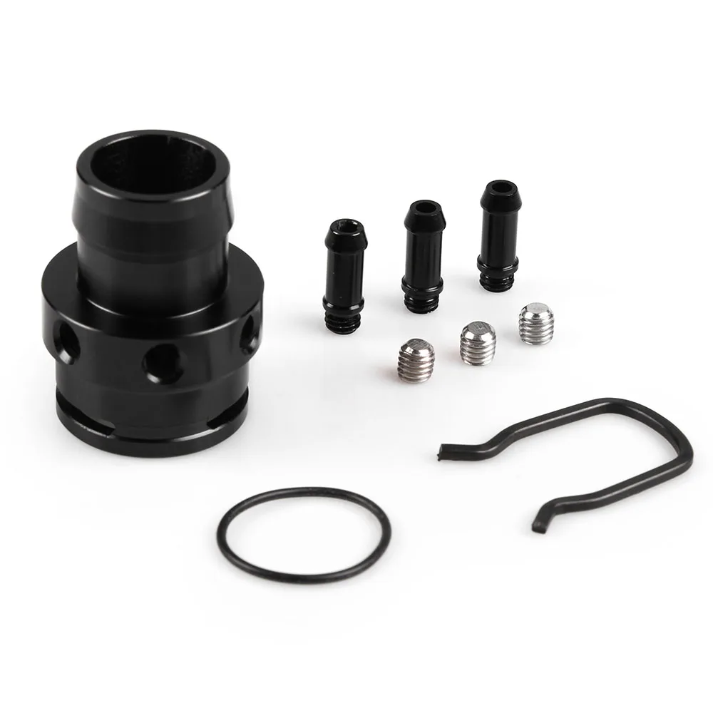 black RASTP-Black Turbo Boost Tap для VW/Audi 2,0 T FSI TSI TFSI MK5 GTI B7 A3 A4 TT 06-13 Вакуумный датчик адаптер RS-BOV049 - Цвет: black