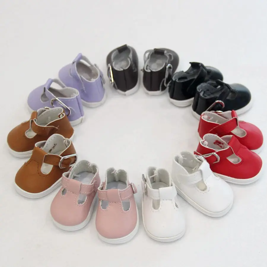 Новое поступление обуви из искусственной кожи 5 см для куклы BJD модная мини обувь