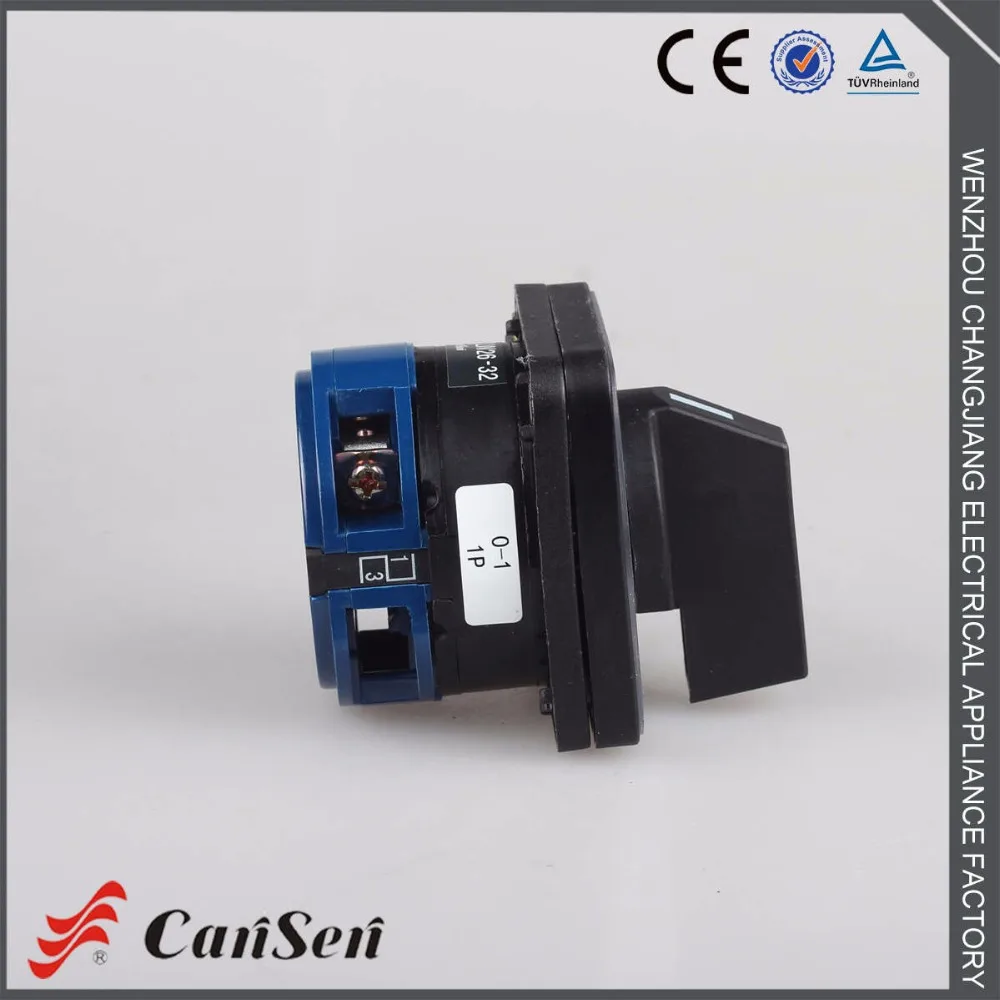 Кулачковый выключатель 1 P AC 440V Ui 660V 32A 2 положения полюс Клеммы (CE TUV)|terminal switch|terminator
