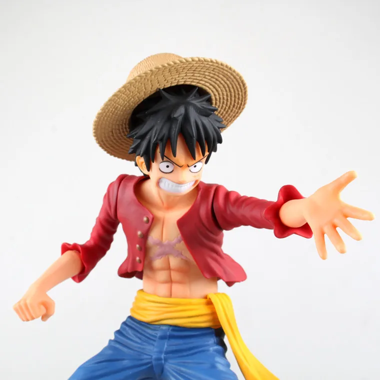 1 шт. 32 см цельная Обезьяна D Luffy Battle Ver в штучной упаковке ПВХ фигурка подвижная