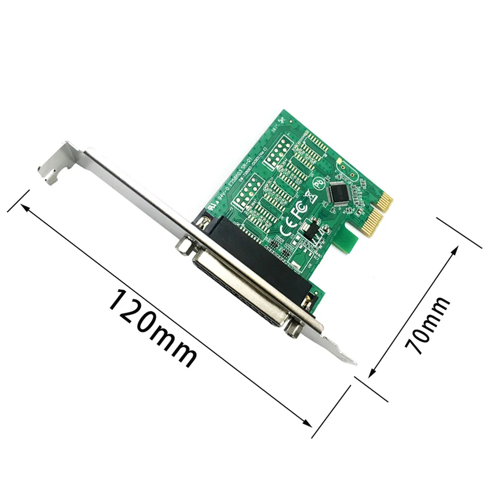 ZML расширения параллельного карта PCI-E открытка адаптер до 25 Pin LPT параллельный