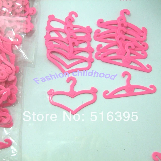 Оптовая продажа 100 шт./слот розовая пластиковая вешалка для одежды аксессуары