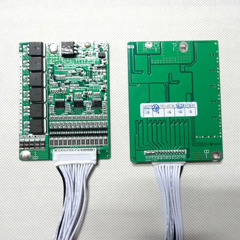 Малый размер BMS L85* W65* H6.5 мм, 13S 48V 30A литий-ионный аккумулятор BMS, для 13S 48V E-bike аккумулятор, с функцией баланса