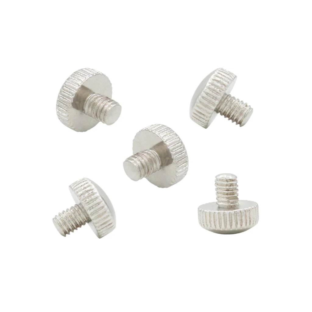 

5 Pieces Trumpet Replacement Slide Finger Ring Screws Brass Instrument Accessory