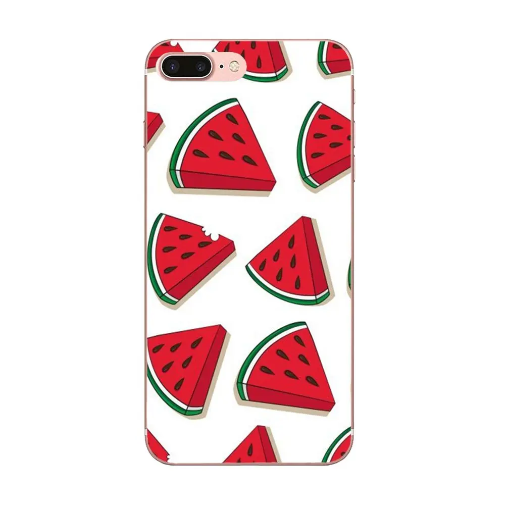 Мягкий для Xiaomi Mi3 Mi4 Mi4C Mi4i Mi5 Mi 5S 5X 6 6X A1 Max Mix 2 Note 3 4 арбузный Красный и Зеленый Летний