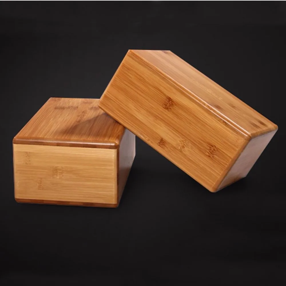 1 шт. новинка Натуральный Бамбуковый блок для йоги высокой плотности кирпичи дома